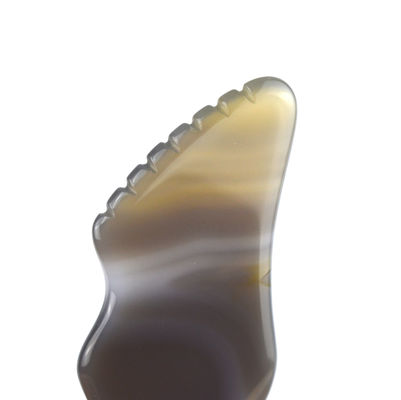 Lichaamsspieren Massageapparatuur Trending White Agate Gua Sha Schraapbord voor zelfzorg en lichaamsverzorging
