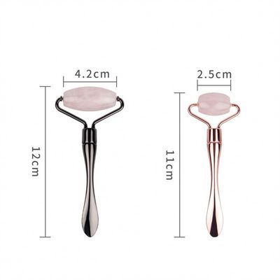 Gepersonaliseerd logo beschikbaard Metalen gezichtslifting schoonheidsapparaat voor schoonheidsverzorging en Jade Roller Set