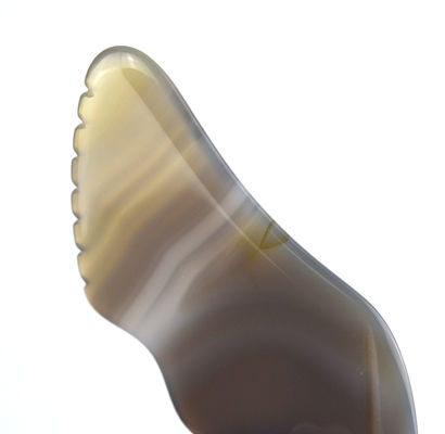 Lichaamsspieren Massageapparatuur Trending White Agate Gua Sha Schraapbord voor zelfzorg en lichaamsverzorging