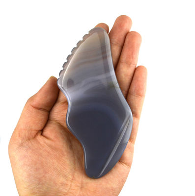 Lichaamsspieren Massageapparatuur Trending White Agate Gua Sha Schraapbord voor zelfzorg en lichaamsverzorging