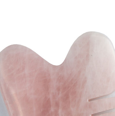 Hoofdmassage Rozenkwarts Gua Sha Scalp Kam Gereedschap voor zelf huidverzorging Spa Gezichtslifting