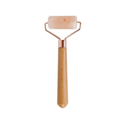 16.5*6.4*2.3cm Natuurlijke Himalaya Rock Salt Jade Face Roller voor gezichtslifting en rimpelverwijdering