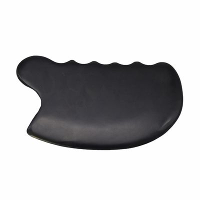 Pure Natural Black Bian Stone Gua Sha Board Massage Gezicht Cosmetische Lift Strenger huid Geheel lichaam Gezicht Massager