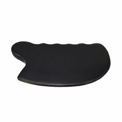 Pure Natural Black Bian Stone Gua Sha Board Massage Gezicht Cosmetische Lift Strenger huid Geheel lichaam Gezicht Massager