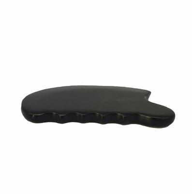 Pure Natural Black Bian Stone Gua Sha Board Massage Gezicht Cosmetische Lift Strenger huid Geheel lichaam Gezicht Massager