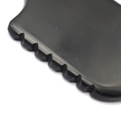 Zwarte Bian Stone Gua Sha Schrapen Massager Tool Set voor natuurlijke lichaam en prestaties