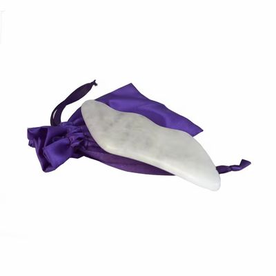 Custom White Jade Facial Body Jade Guasha Massager Board Gua Sha Stone Scraping Board voor persoonlijke gezondheidszorg voordelen