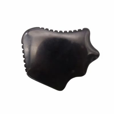 Natural Black Obsidian Gua Sha Board voor huidverzorging Schrapen Gezichtsmassage Relaxatie