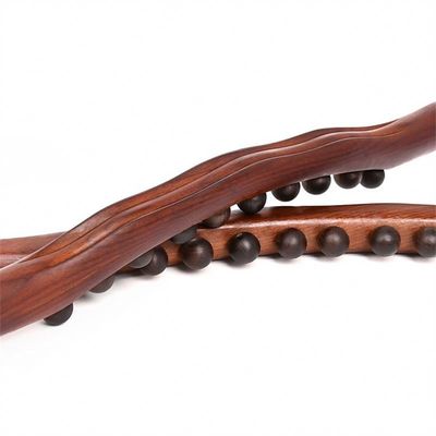 400 g/pc Gecarboniceerd beukenhout Lichaam Meridian Dredging Massage Stick Houten Gua Sha Schrapen Massage Tool