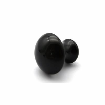 Natuurlijke zwarte obsidiaan paddenstoel Gua Sha Beauty Massage Stone voor gezichts- en lichaamsverzorging Essentiële Accessoires Set