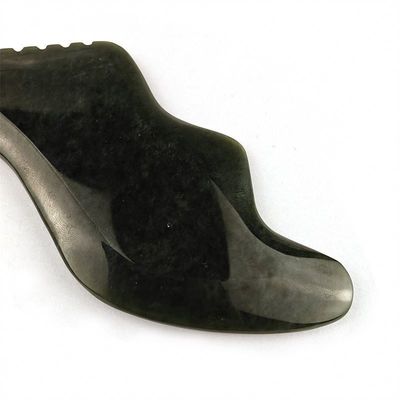 Natuurlijke Nefriet Gua Sha Board Gezichtsmassageur met certificaat Ja Custom Logo Gezichtsmassage Tools