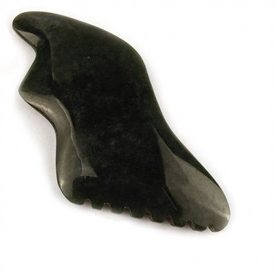 Natuurlijke Nefriet Gua Sha Board Gezichtsmassageur met certificaat Ja Custom Logo Gezichtsmassage Tools