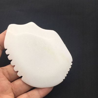 Jade Gua Sha Board voor gezichts- en lichaamsmassage Witte Jade Scraping Tool Massager