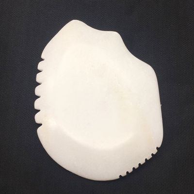 Jade Gua Sha Board voor gezichts- en lichaamsmassage Witte Jade Scraping Tool Massager