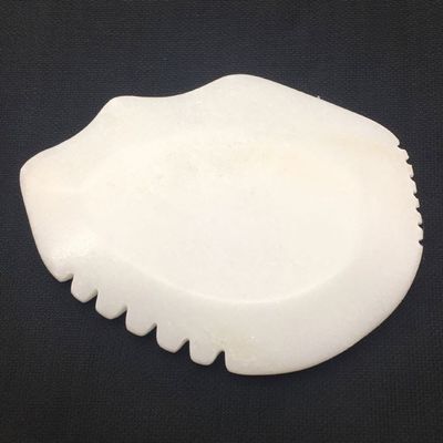 Jade Gua Sha Board voor gezichts- en lichaamsmassage Witte Jade Scraping Tool Massager