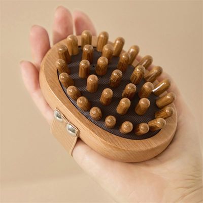 Massagegebied Volledig lichaam Houten lichaam Meridiaan Massage Borstel Gua Sha Massager Kam Met Airbag voor Scalp Massage Kam