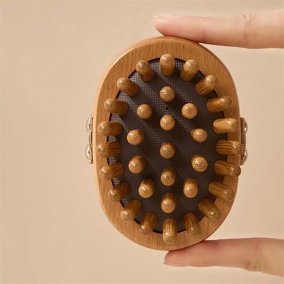 Massagegebied Volledig lichaam Houten lichaam Meridiaan Massage Borstel Gua Sha Massager Kam Met Airbag voor Scalp Massage Kam