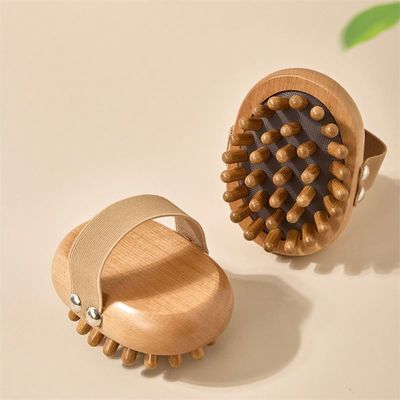 Massagegebied Volledig lichaam Houten lichaam Meridiaan Massage Borstel Gua Sha Massager Kam Met Airbag voor Scalp Massage Kam