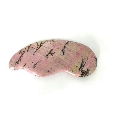 Gezondheidszorg Massage Essentiële natuurlijke Rhodochrosite Gua Sha Scraping Massageur voor gezondheidszorgfunctie