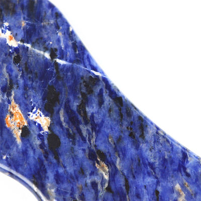 2024 Trend Lip Shape Blue Sodalite Stone Gua Sha Scraping Massager voor gezichtshuid Schoonheid binnen Body Massage Equipment
