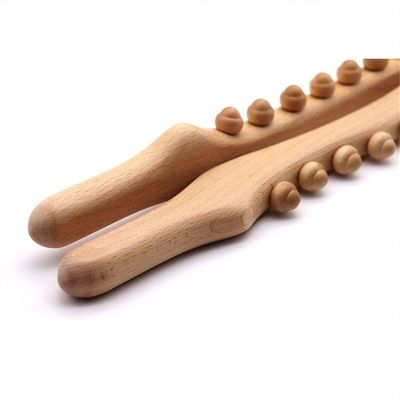 Houten Gua Sha Scraping Massage Stick voor het mobiliseren van het hele lichaam zachte weefsels en Meridian Dredging Massage Tool