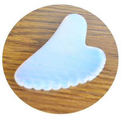 Opalite Gua Sha Board voor huidverzorging van het gezicht en lichaamsmassage Gezondheidszorg Schrapping Huidverzorging