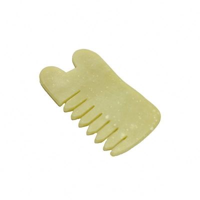 Lichaamszorg Massage Natuurlijke Xiu Yan Jade Steen Schrapen Guasha Kam Haar Gezicht Scalp Gua Sha Borstel Tools voor het hoofd