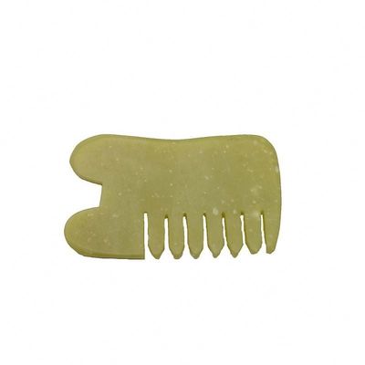 Lichaamszorg Massage Natuurlijke Xiu Yan Jade Steen Schrapen Guasha Kam Haar Gezicht Scalp Gua Sha Borstel Tools voor het hoofd
