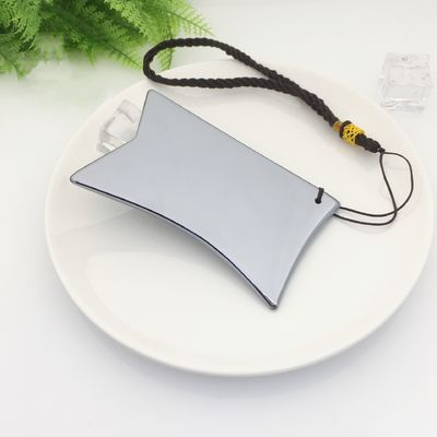 Terahertz Plate Scraping Massage Tool Gua Sha Guasha Board Voor Achter Lichaam Massager Lichaam met aangepast logo en zilver