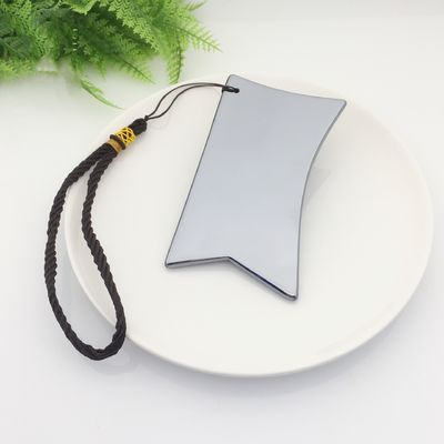 Terahertz Plate Scraping Massage Tool Gua Sha Guasha Board Voor Achter Lichaam Massager Lichaam met aangepast logo en zilver