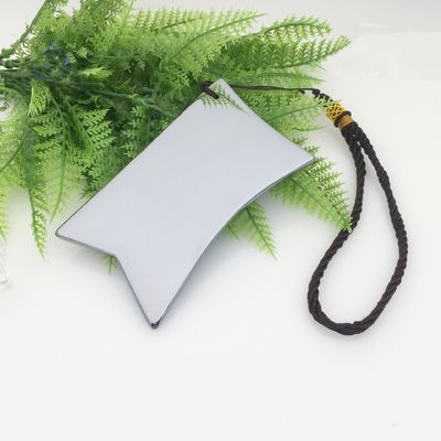 Terahertz Plate Scraping Massage Tool Gua Sha Guasha Board Voor Achter Lichaam Massager Lichaam met aangepast logo en zilver