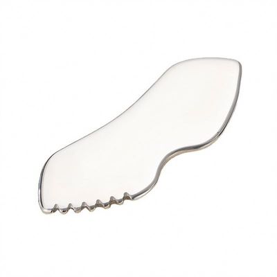 Gezondheidszorg Lichaamsmetalen schraapplank Roestvrij staal Gua Sha Tool voor aangepast logo