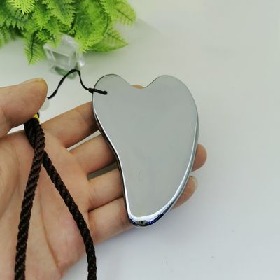 Terahertz Stone Gua Sha Gezichtsmassage Tool 2024 Custom Logo Handheld voor lichaamsmassageapparatuur in hartvorm