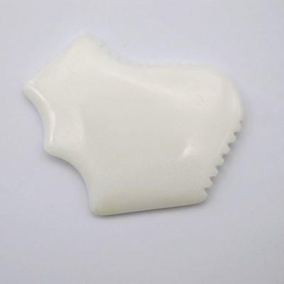 Gepersonaliseerde witte jade body massager comfortabel gua sha gezichtsmassage bord gereedschap voor lichaamscirculatie verbetering
