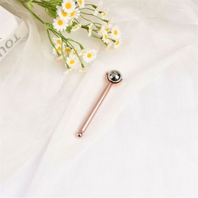 Gepersonaliseerd logo beschikbaarZink legering Gezicht afslanking apparaat Metalen gezichtsmassage rol Anti-rimpel huidverzorging schoonheidstools