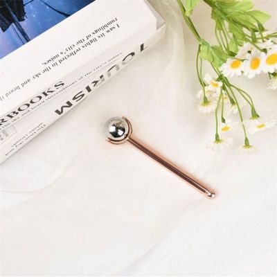 Gepersonaliseerd logo beschikbaarZink legering Gezicht afslanking apparaat Metalen gezichtsmassage rol Anti-rimpel huidverzorging schoonheidstools