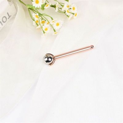 Gepersonaliseerd logo beschikbaarZink legering Gezicht afslanking apparaat Metalen gezichtsmassage rol Anti-rimpel huidverzorging schoonheidstools