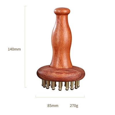 Gua Sha Functie Messing Universele Meridiaan Massage Kam Lichaamsmassage Borstel Scalp Relax En Haargroei Hoofdmassage Tool