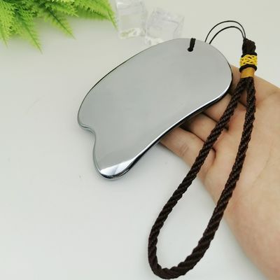 Gezichtsmassageur Zilveren energie steen Terahertz schraapbord THz Gua Sha Massage Tool 2024 Trend Producten Gezonde energie