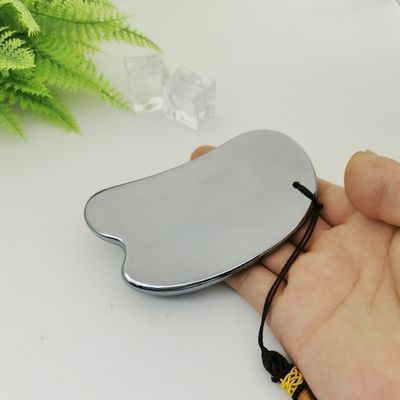 Gezichtsmassageur Zilveren energie steen Terahertz schraapbord THz Gua Sha Massage Tool 2024 Trend Producten Gezonde energie