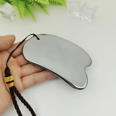 Gezichtsmassageur Zilveren energie steen Terahertz schraapbord THz Gua Sha Massage Tool 2024 Trend Producten Gezonde energie