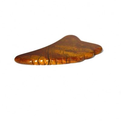 Gua Sha Scraping Massager Board Mookaite Jasper Gezichtsgereedschap 10cm*7cm*0.6cm ISO9001 Gecertificeerde Massage Board