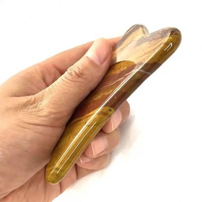 Gua Sha Scraping Massager Board Mookaite Jasper Gezichtsgereedschap 10cm*7cm*0.6cm ISO9001 Gecertificeerde Massage Board