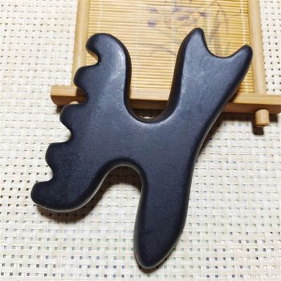 Voetmassage Gua Sha Therapie Bian Steen Acupunctuur Stick Universele Massage Tool 112 * 12mm Natuursteen