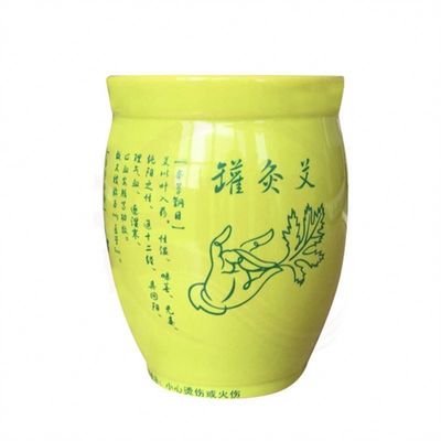 Lichaamsmassage Functie Handheld Keramische Gua Sha Cup voor Meridian Dredging en Moxibustion Behandeling