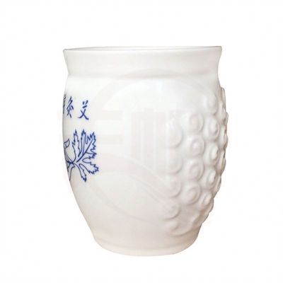 Lichaamsmassage Functie Handheld Keramische Gua Sha Cup voor Meridian Dredging en Moxibustion Behandeling