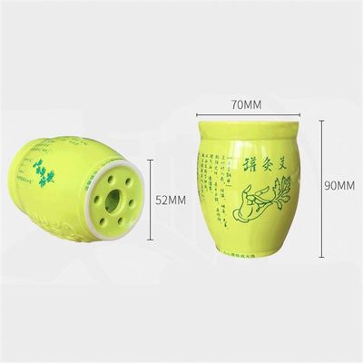 Lichaamsmassage Functie Handheld Keramische Gua Sha Cup voor Meridian Dredging en Moxibustion Behandeling