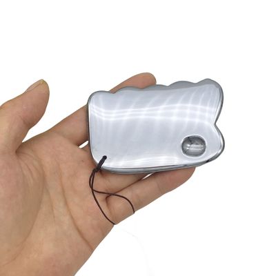 Style Terahertz Plaat Schrapen Massage Tool Gua Sha Guasha Board voor Achterlichaam Massager Zilver