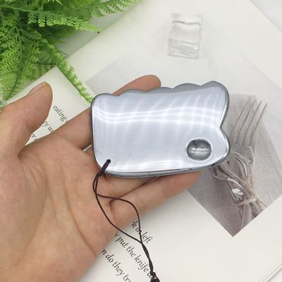 Style Terahertz Plaat Schrapen Massage Tool Gua Sha Guasha Board voor Achterlichaam Massager Zilver