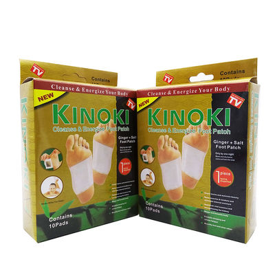 Witte/gouden kruidenvoetpannen 100% natuurlijk bamboe-extract voor stressverlichting en spierreiniging